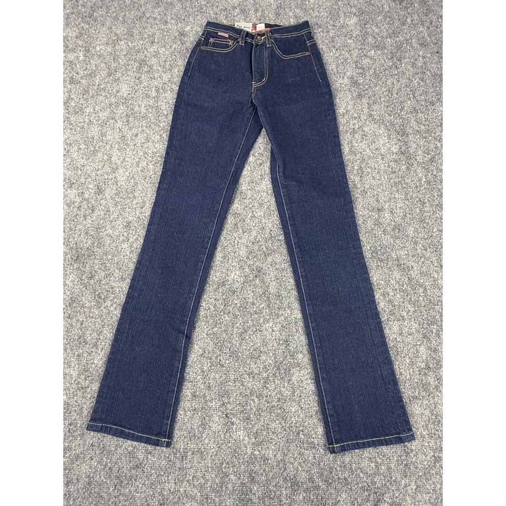 Pepe Jeans London Toria S2107 Rinse Dark Wash Stretch Straight Leg Jeans 24 NWT
